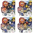 Simba 109251043038 il Pompiere Fireman Sam Set Two Articulated Characters 7.5 cm, with Assorted Accessories, + 3 Years, Multi-Coloured, Piccolo