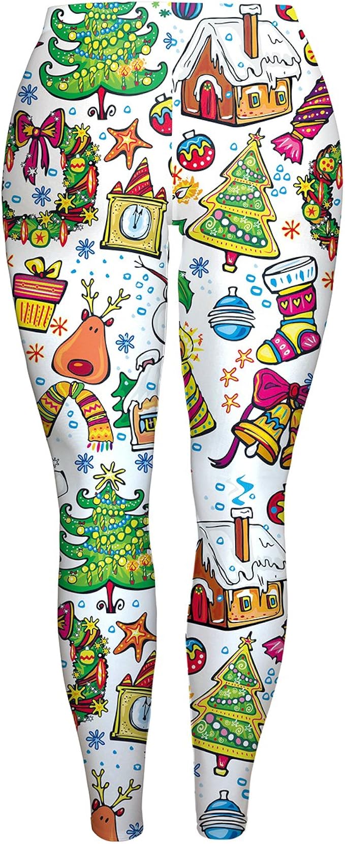 santa yoga pants