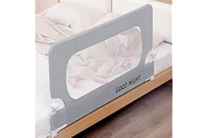 UBBCARE Bed Rail for Toddlers, 47 Inch Bed Guard Rail, Extra Tall Child Safety Side Crib Rail for Baby, Kids, Fit for Twin, Full, Queen, King Size Beds