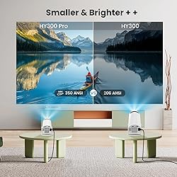 HIPPUS Mini Projector with WiFi and Bluetooth, Auto