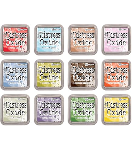 Amazon.com: Ranger Distress Oxide Bundle - Water-Reactive Distress