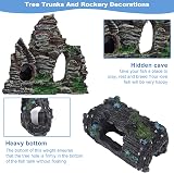 QZQ Aquarium Decorations 14 PCS Resin Plants Rockery Starfish Coral Set view 3