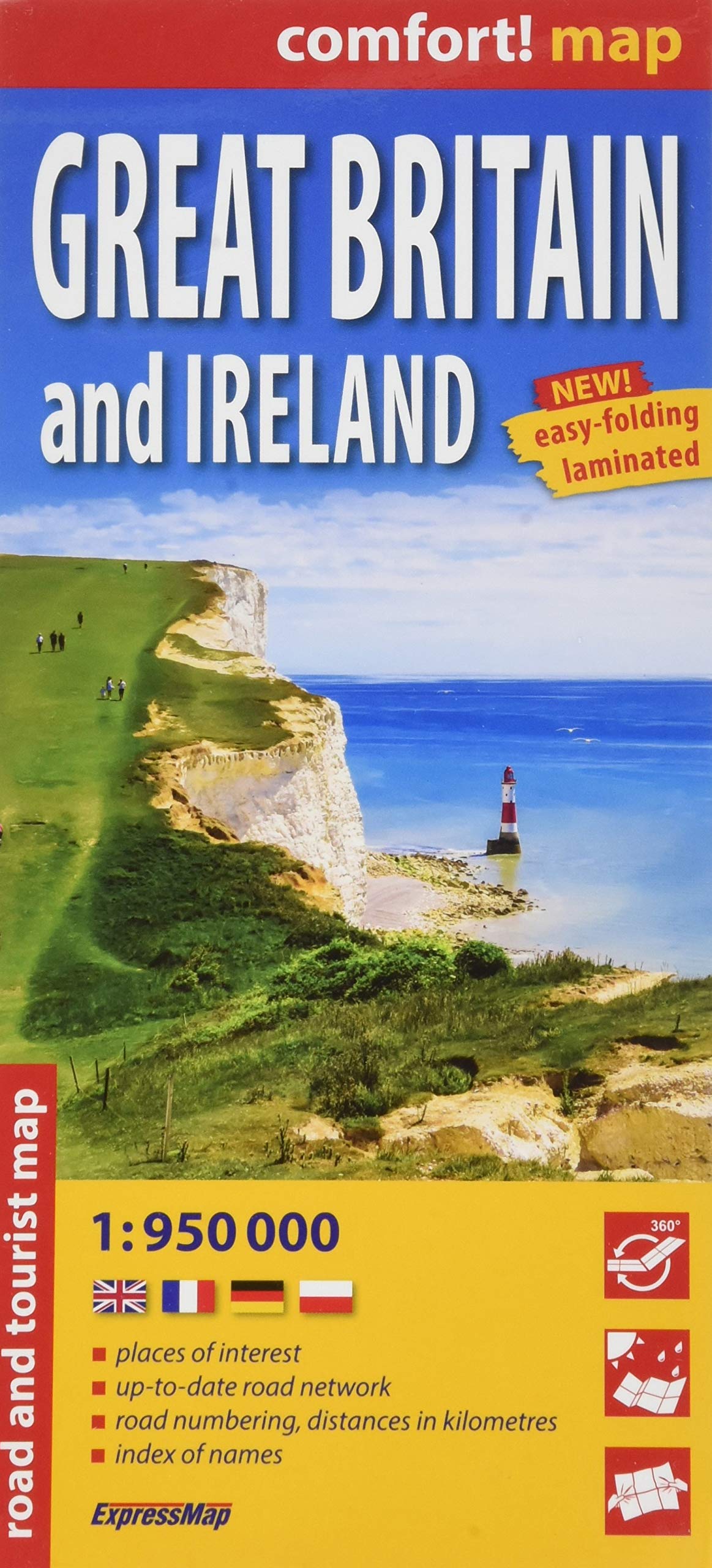 carte france grande bretagne GRANDE BRETAGNE ET IRLANDE (ANG) 1/950.000 (CARTE (CARTE 