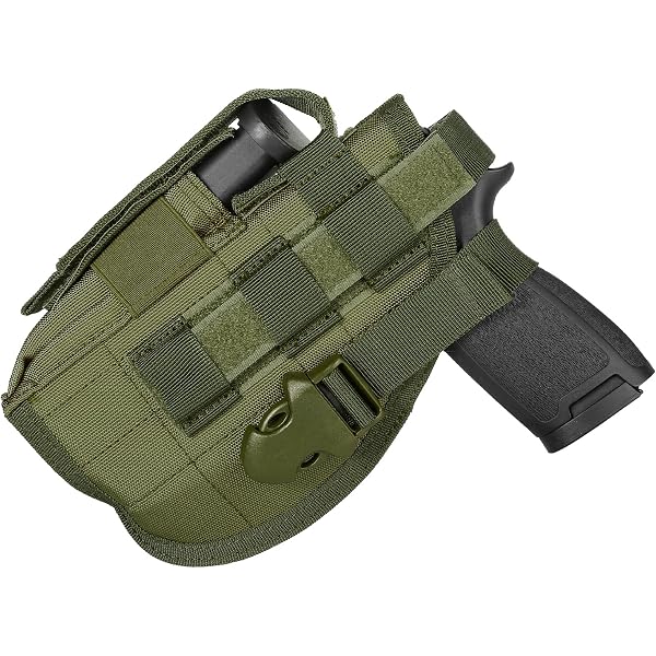 Funda Universal De Pistola Táctica Para Mano Derecha, Molle, Magzine