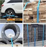 ASelected 4 Pcs Ratchet Tie Down Straps 4 m x 25 mm Blue view 7