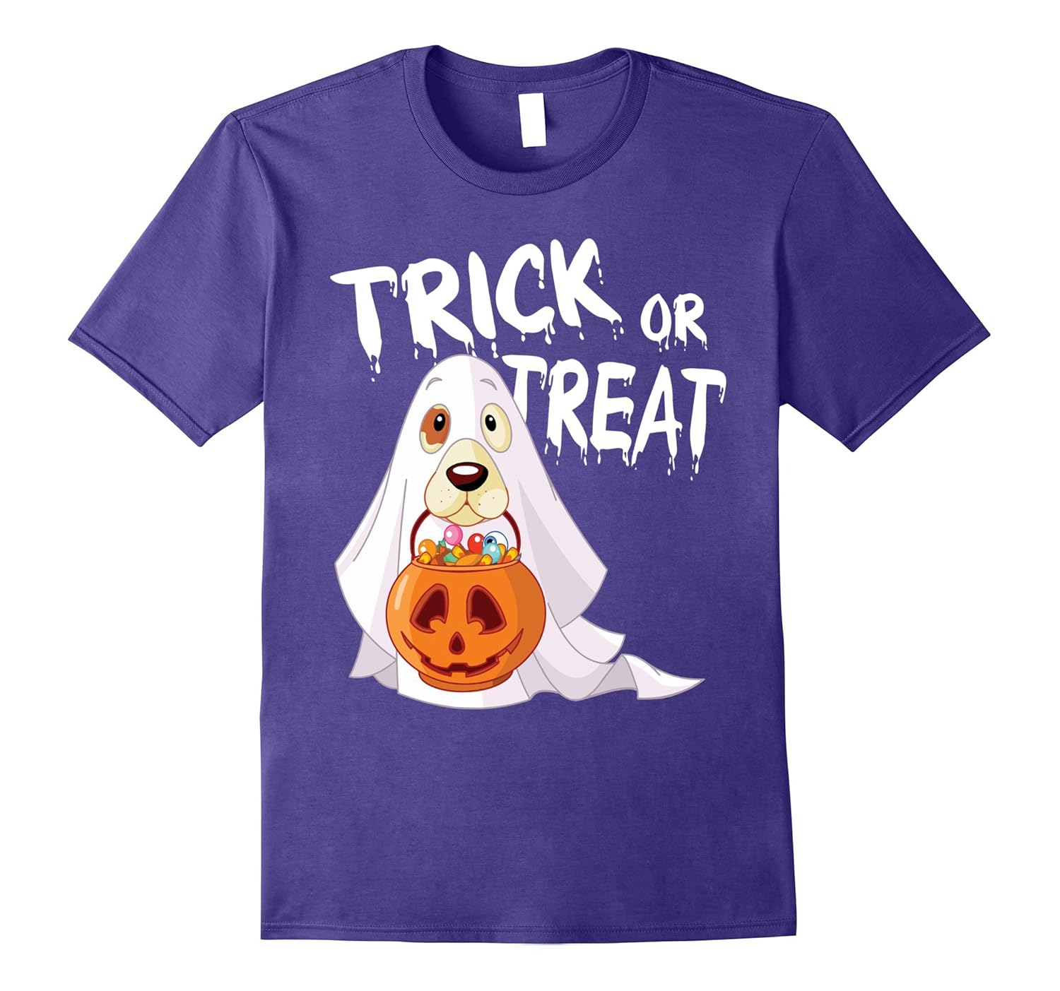 Happy Halloween Trick or Treat - Funny Halloween dog shirt-ANZ