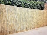 Abaseen Natural Split Reed Fence Screening 1m x 5m Garden Outdoor view 3
