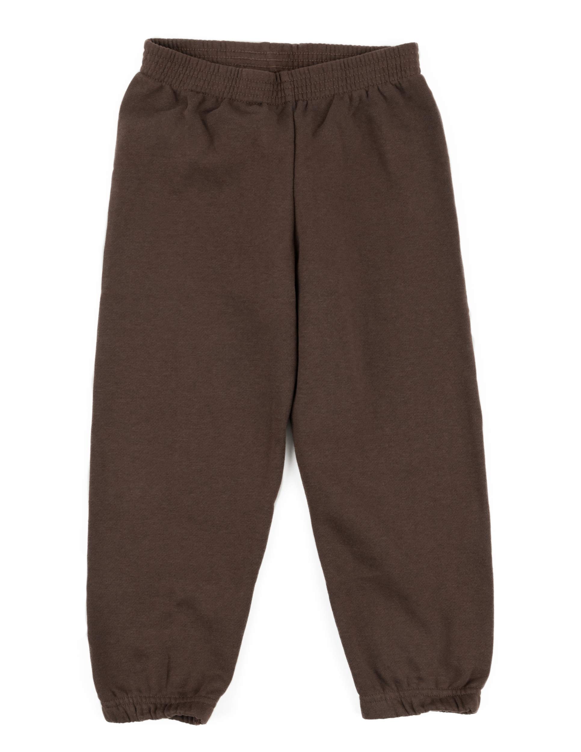 Leveret Kids Sweatpants Brown 4 Year