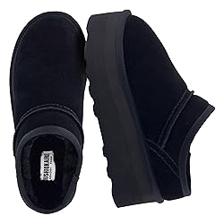 CUSHIONAIRE Women's Huggy Genuine Suede cozy mule