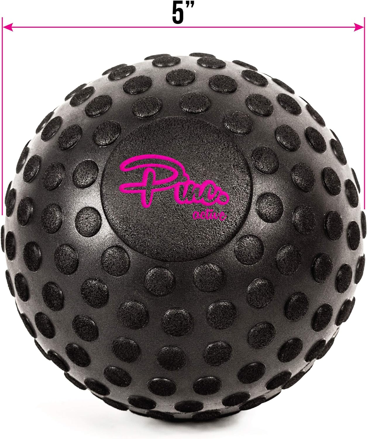5" Foam Roller Massage Ball by PINC Active - Better Than Any Foam Roller for Trigger Point and Glute Release - Includes Free Carry Bag: Health & Personal Care