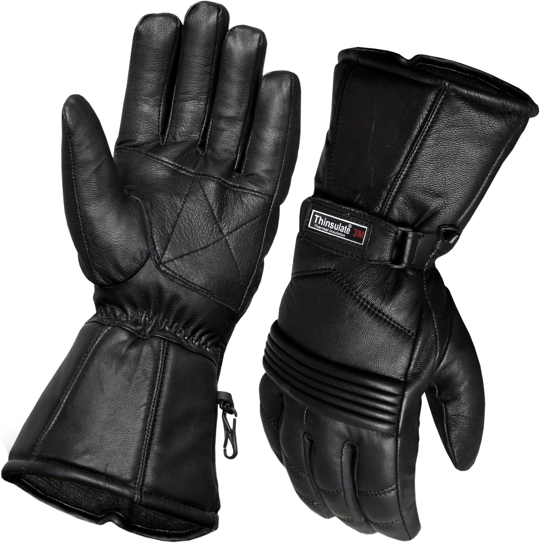 Thermal Motorbike Motorcycle Leather Gloves Waterproof Protection Winter Summer