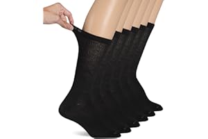 Dr. Scholl's womens Diabetes & Circulator Socks - 4 & 6 Pair Packs - Non-binding Moisture Management