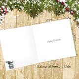 Absolutely Yours Charity Christmas Cards Pack 32 Festive Mice 100x100mm view 6