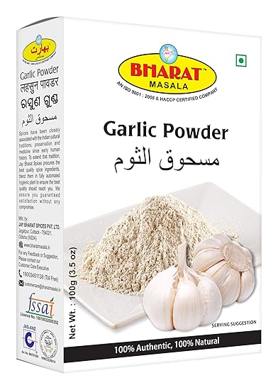 BHARAT MASALA Garlic Powder, 100 Grams