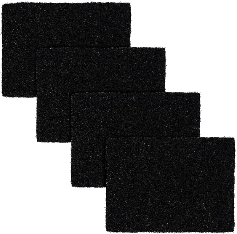Ezebesta Compost Bin Carbon Odour Filters - Pack of 4 Replacement Pads