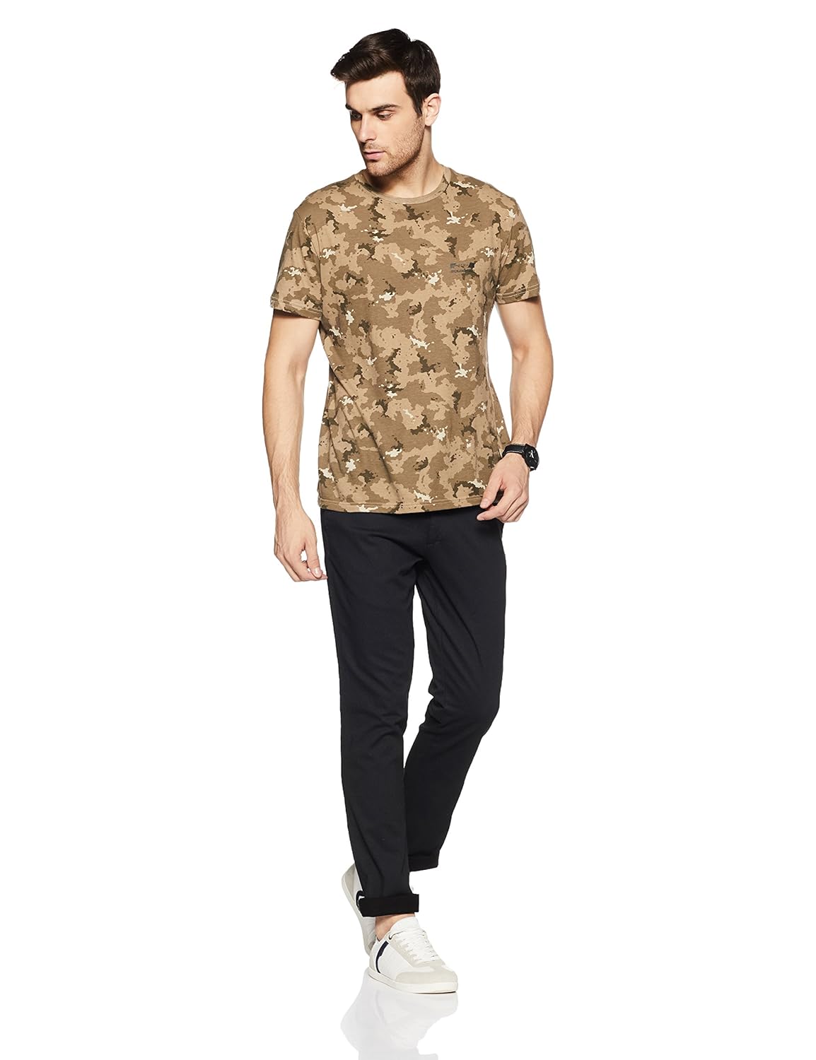 diverse mens slim fit casual trousers