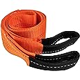 HFS(R) Tree Saver, Winch Strap, Tow Strap 30,000 Pound Capacity (3X8FT, Orange)
