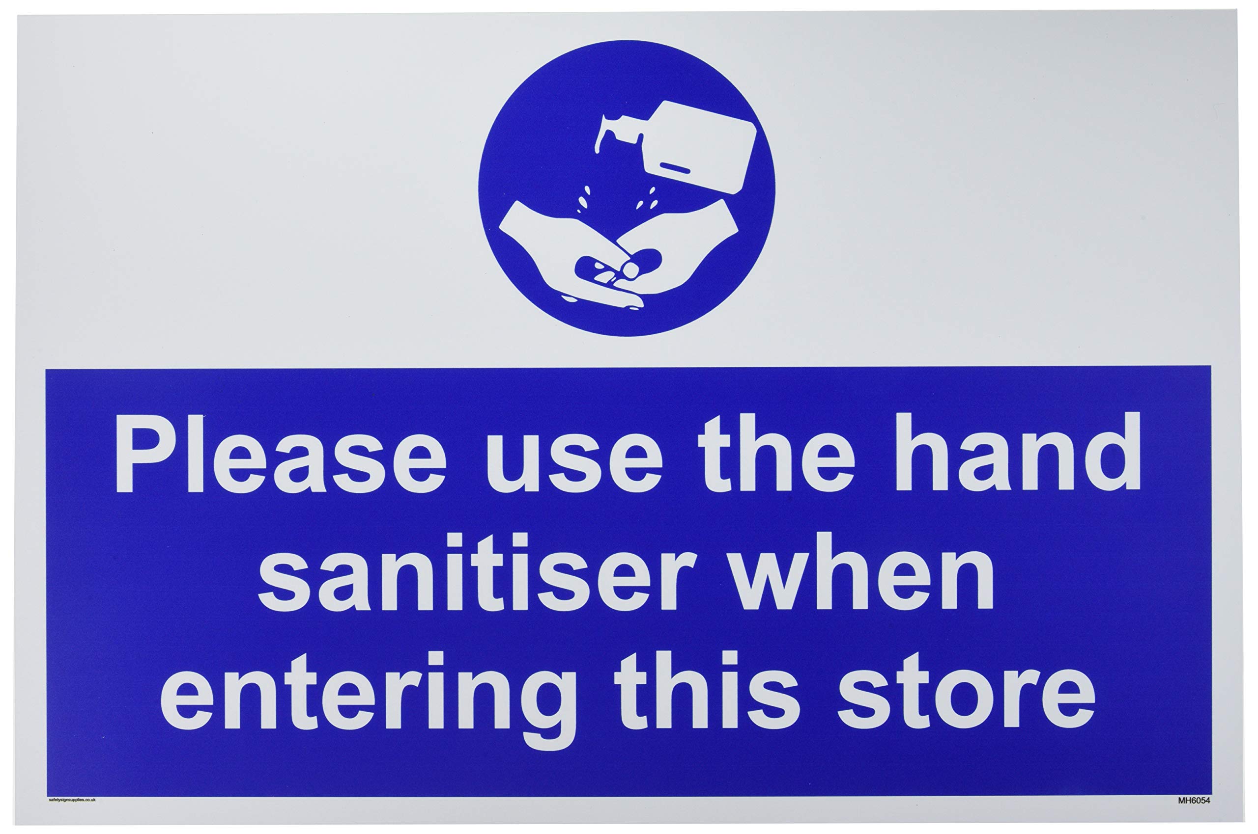 Please use the hand sanitizer