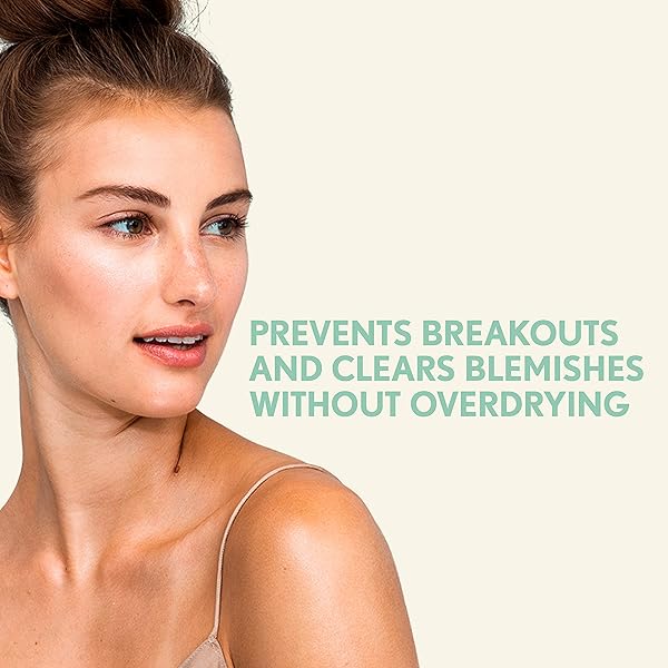 AVEENO CLEAR COMPLEXION FOAMING OIL-FREE FACIAL CLEANSER WITH SOY EXTRACT & 0.5% SALICYLIC ACID, ACNE TREATMENT FACE WASH FOR ACNE-PRONE SKIN, SULFATE-FREE & HYPOALLERGENIC, 6 FL. OZ