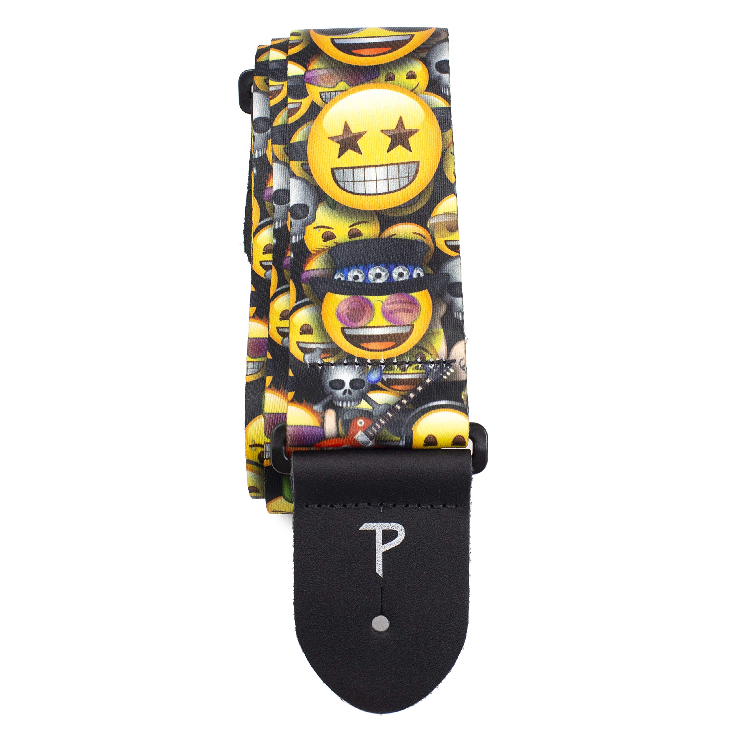 Perris PLPCE8226 Cool Guitar, Music Emoji Strap