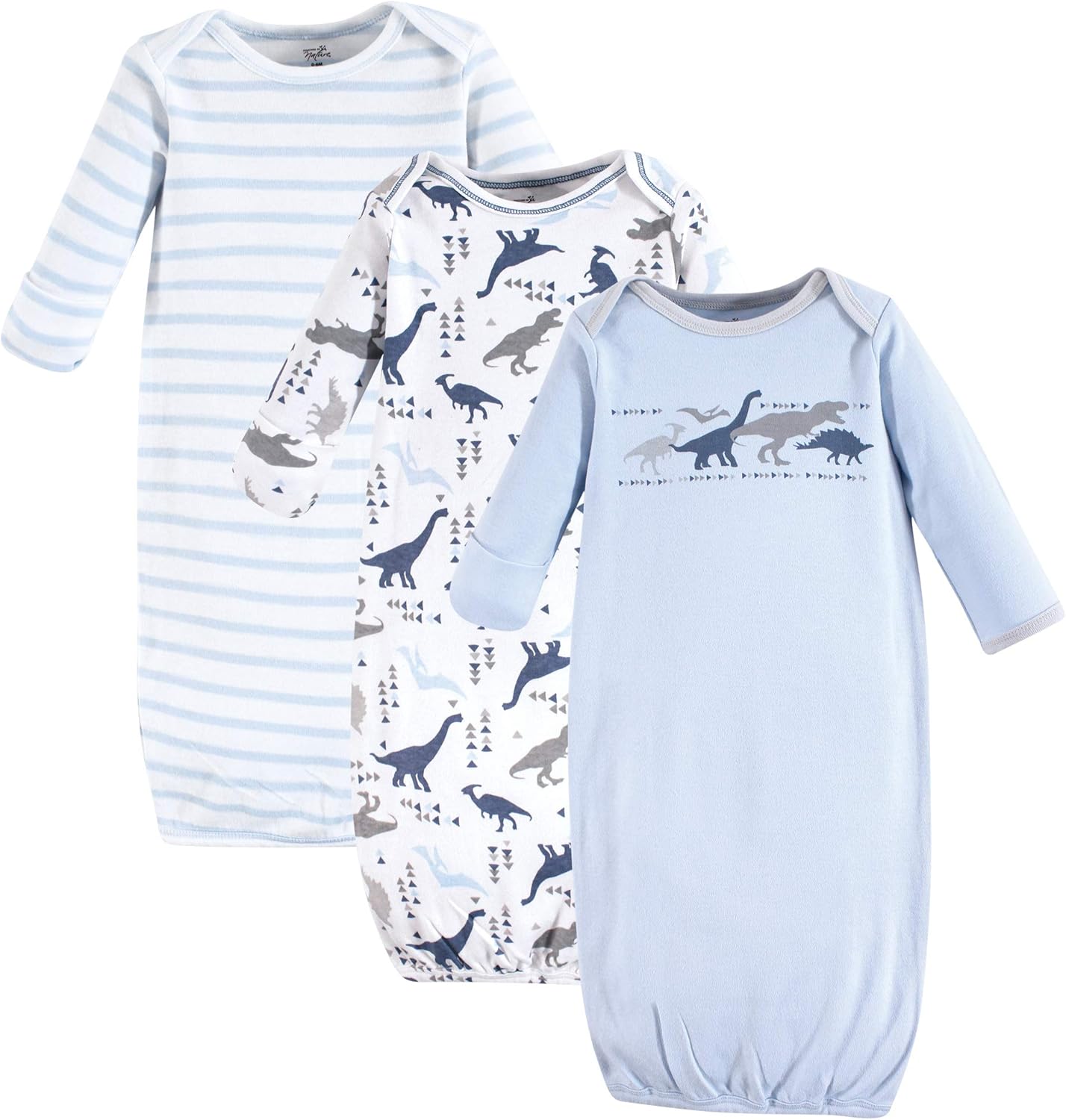 Touched by Nature Unisex Baby Organic Cotton Gowns: Clothing