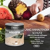 WOCA Worktop Oil Natural 750 ml Food Safe Kitchen Wood Finish view 5