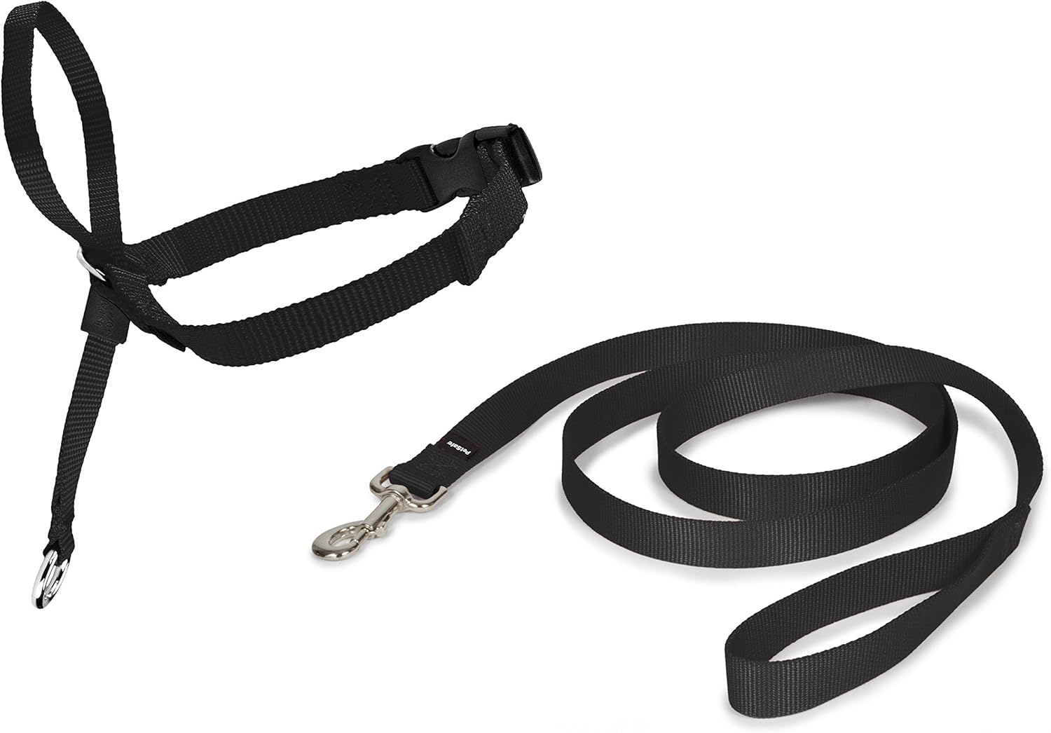 PetSafe Easy Walk Headcollar, No-pull Dog Walking Lead, Adjustable Fit, Comfortable, Medium-Black, M (Pack of 1)