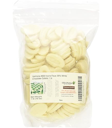 Amazon.com : Valrhona White Chocolate Couverture Ivoire 35% Cocoa