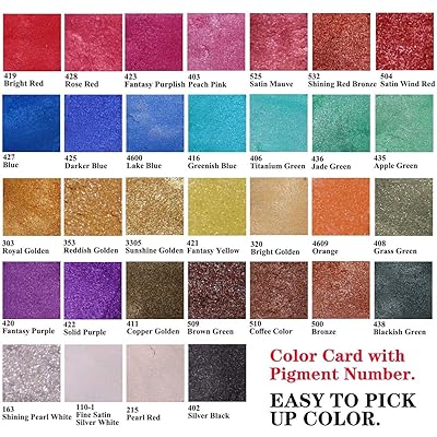 Buy Seisso Mica Powder 32 Colors 5g 0 18oz Bottled Natural Pearl Pigment Powder Epoxy Resin Dye For Soap Making Bath Bomb Dye Colorant Candle Making Art Craft Online In Greece B088wp7zn8