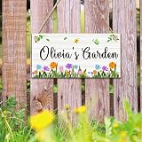 EDSG Personalised Garden Signs Custom Wood Plaque 186x92mm Outdoor Welcome view 4