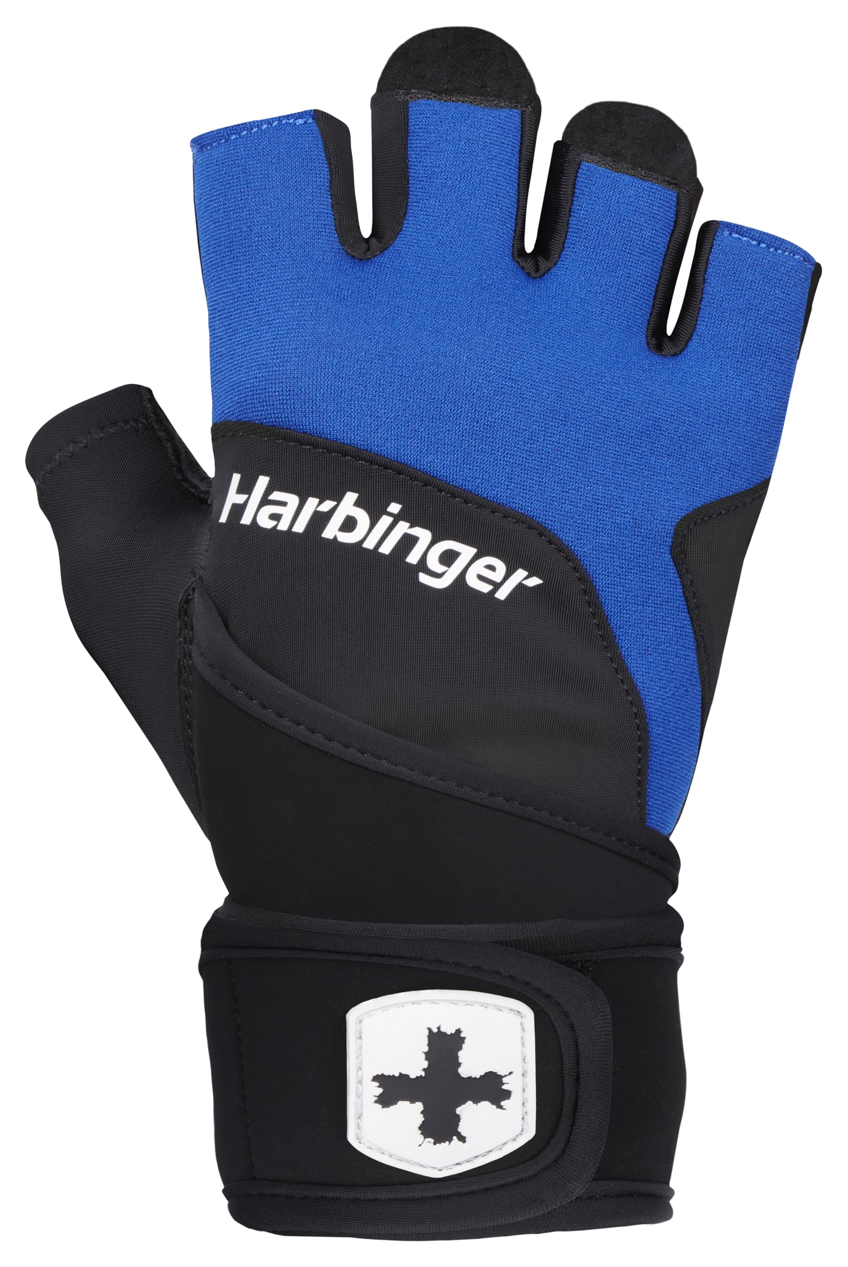 Harbinger Training Grip Wristwrap 2.0 Weightlifting Gloves-Maximum Hand Protection,Wrist Support Prevents Injuries While Lifting Weights,Ideal For Serious Athletes and Heavy Lifts,X-Large,Blue