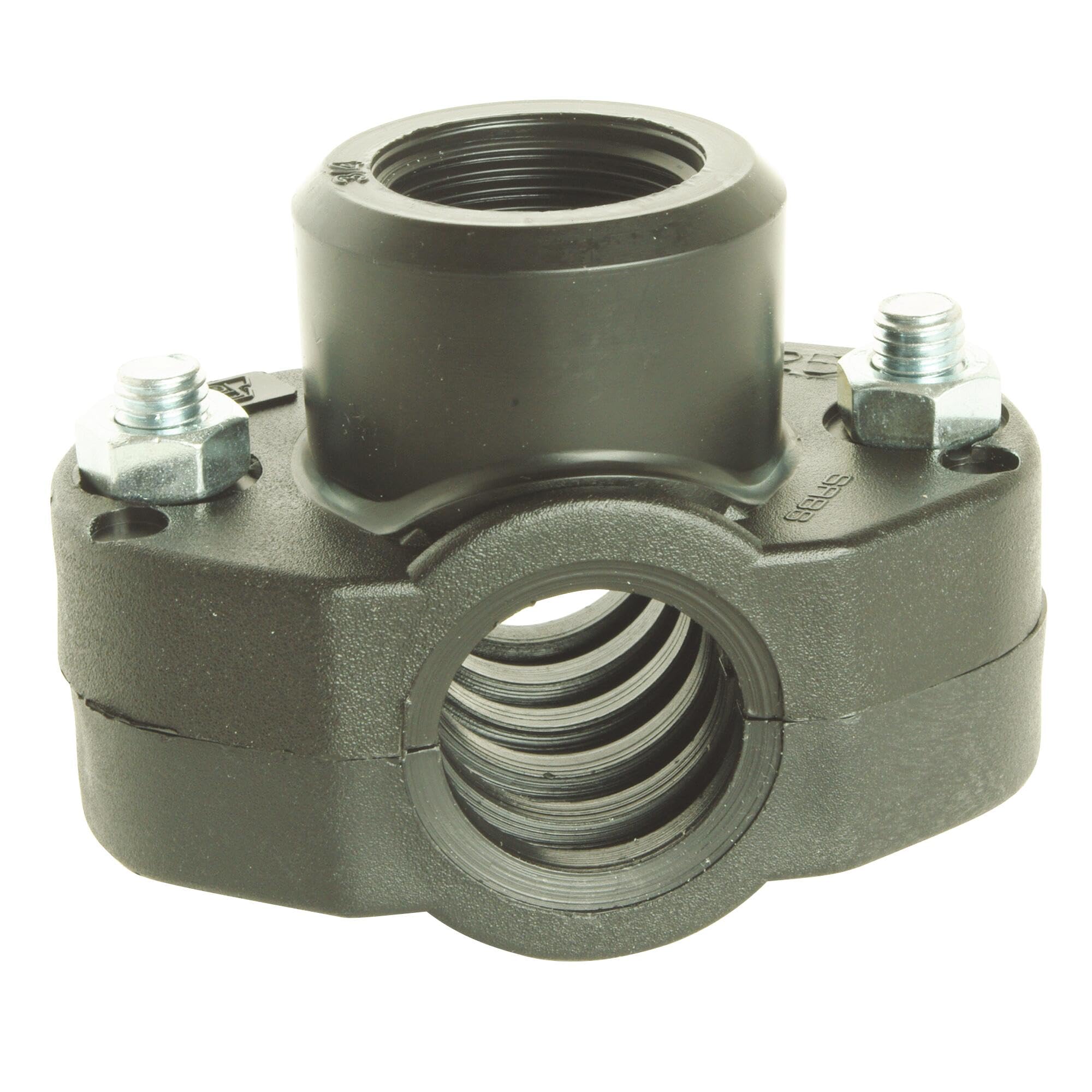 SOMATHERM FOR YOU //3737-32-20 Plastic Support PE Tube D32-F20/27-External Clamping, Grey, 12.3 x 7.7 x 4 cm