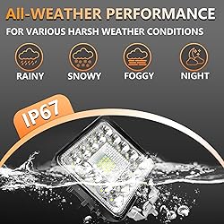 4 Inch LED Light Pods Bar with Wiring Harness, Cube
