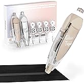 Xipan 2026 Retractable Double Sided Tape Roller for Crafts, 2 Pcs Glue Tape for Scrapbooking with 4 Extra Refills,16FT Scrapb