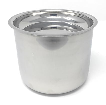 PREMIUM Deep Cooker Pot Suitable for 5Litres, Inner Lid Cooker - Stainless Steel