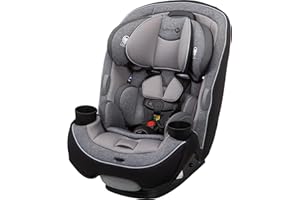 Safety 1st Grow and Go All-in-One Slim Convertible Car Seat, Rear Facing, 5-40 lbs, Forward Facing (30–65 lbs), High Back Booster Seat 40-100 pounds, Shadow