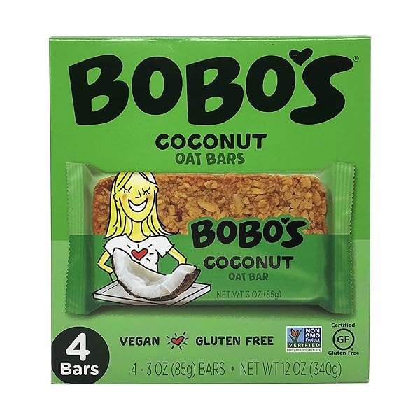 BOBO’S OAT BARS COCONUT OAT BAR 4 COUNT, 3 OZ
