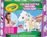 CRAYOLA Colour n Style Unicorn Kids Art Set Washable Pens Beads Hairbrush view 1