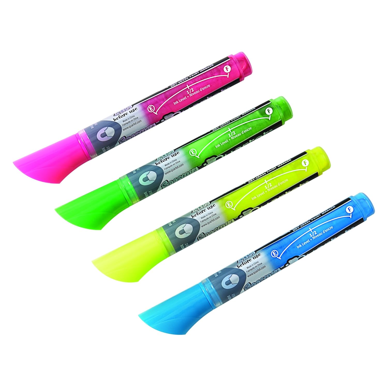 Erasable Markers Office Products 4Pack Quartet Neon Dry Erase Paint