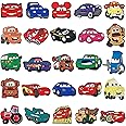 25pcs Car Shoe Charms for Boys Girls, for for Mcqueen Shoe Charms for Women Man Teens Kids,Cartoon Shoes Decoration charms