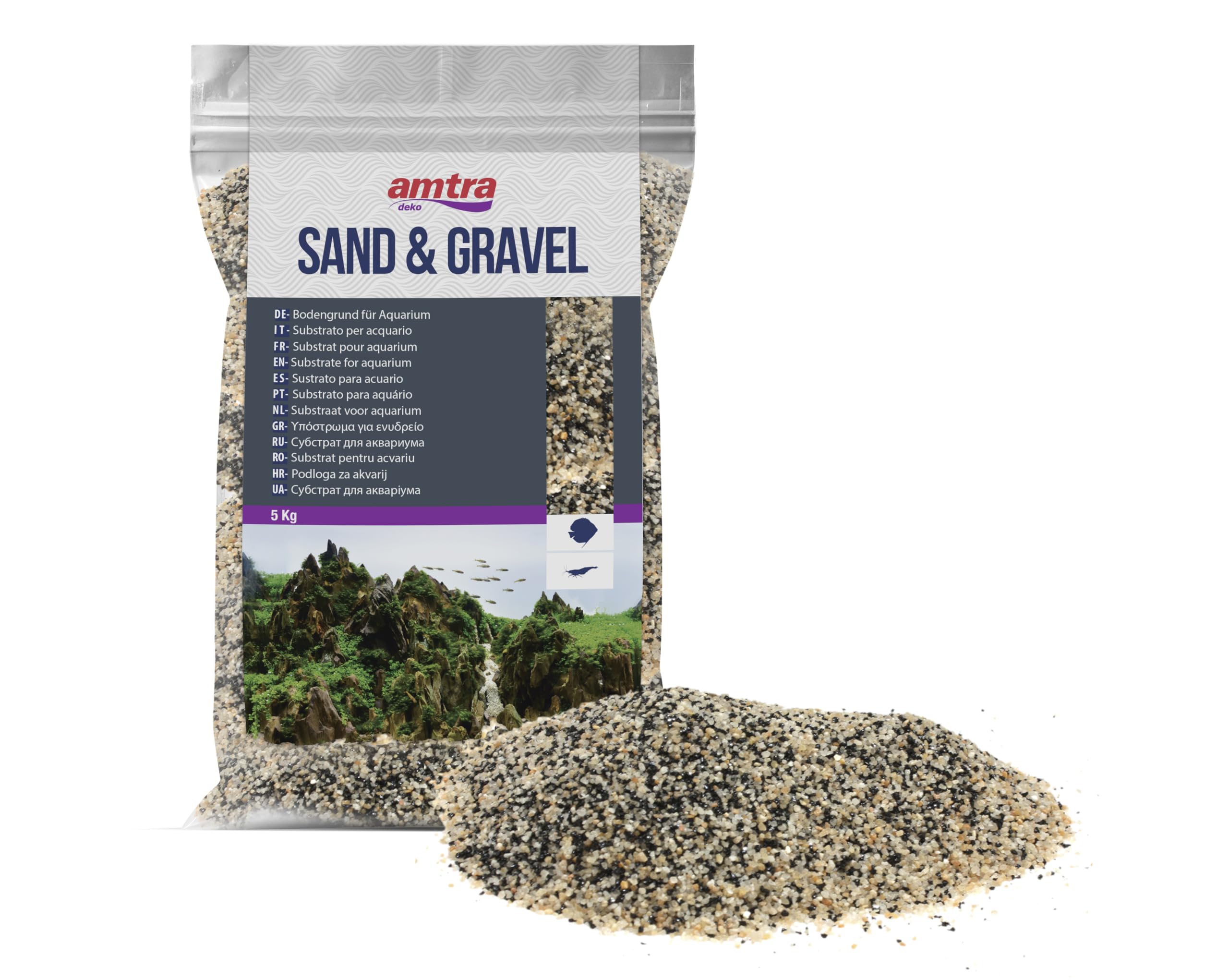 Amtra Senegal Mix Sand Aquatic Accessories, 6 mm