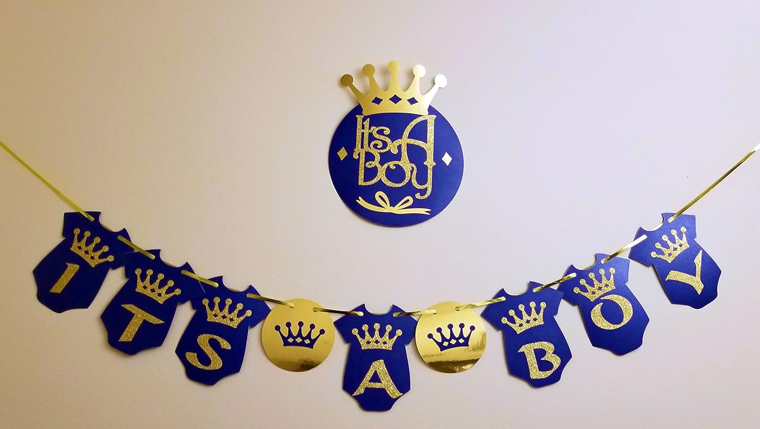 prince baby shower banner