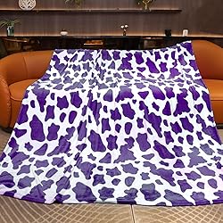Queen Size Blanket Purple Throw Blanket Warm Purple