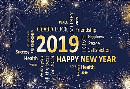 Amazoncom Laeacco New Year Theme Backdrop 7x5ft Vinyl