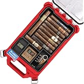 Cigar Humidor Insert with Hygrometer for Milwaukee Packout - Fits Low Profile Compact Organizer 48-22-8436 - Travel Cigar Case &amp; Humidor Cigar Box Accessory (Insert Only) - Made in USA