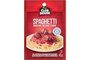 Club House, Dry Sauce/Seasoning/Marinade Mix, Spaghetti, 43g, Case Pack 12 Count
