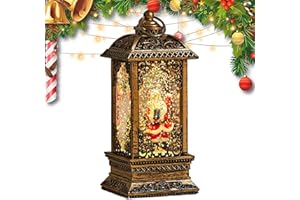 Christmas Glowing Ball,Winter Holiday Ornament - Christmas Glowing Snow Globe Decoration | for Living Room Bedroom Mantel Din