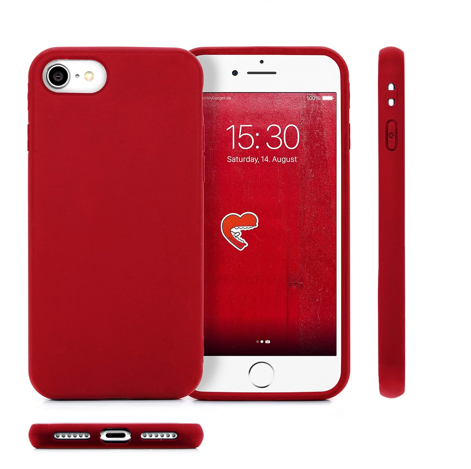 MyGadget Funda Slim para Apple iPhone 7/8 en Silicona TPU: Amazon ...