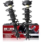 Shoxtec Front Pair Complete Struts Assembly Replacement for 2007-2012 Nissan Versa Coil Spring Assembly Shock Absorber Repl. 