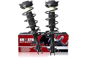 Shoxtec Front Pair Complete Struts Assembly Replacement for 2007-2012 Nissan Versa Coil Spring Assembly Shock Absorber Repl. 